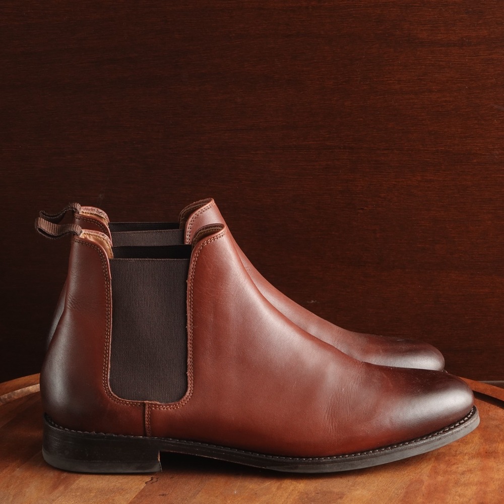 Allen Edmonds Boots Mens SZ 10.5D Brown Driggs Leather Business Casual Classic